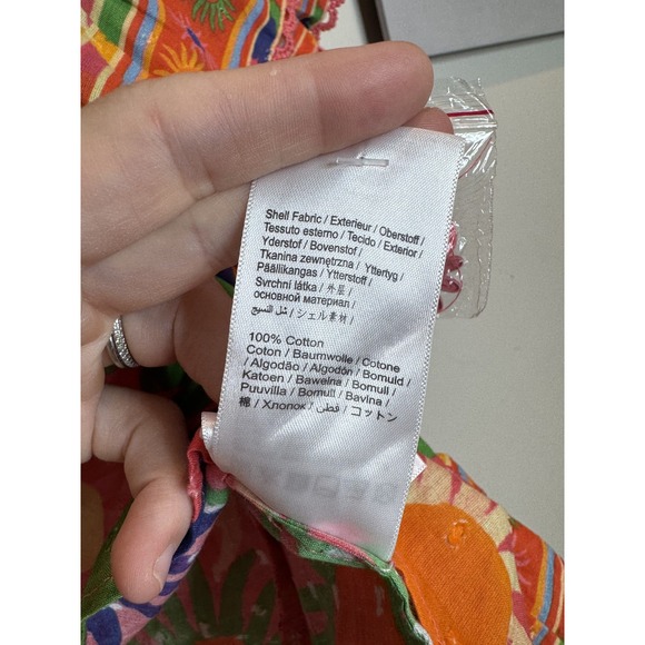 FARM Rio Colorful Floral Ruffle Blouse - Picture 4 of 9